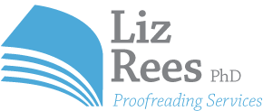 Lis Rees Proofreading Logo